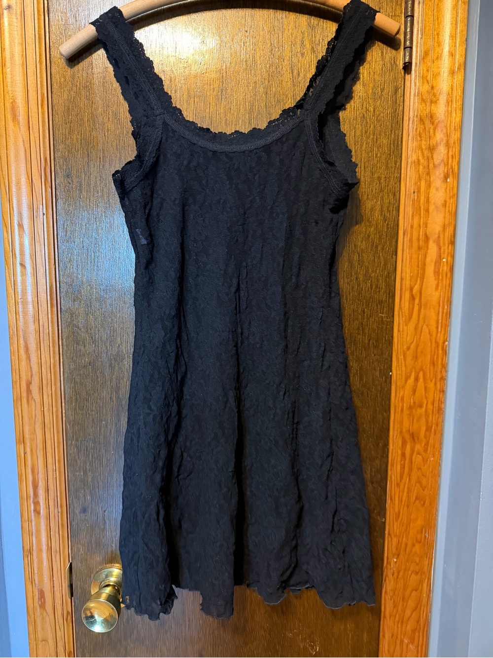 Hanky Panky Lace Slip Dress
Womens Black Sheer Y2K
Coquette Camisole Size Medium